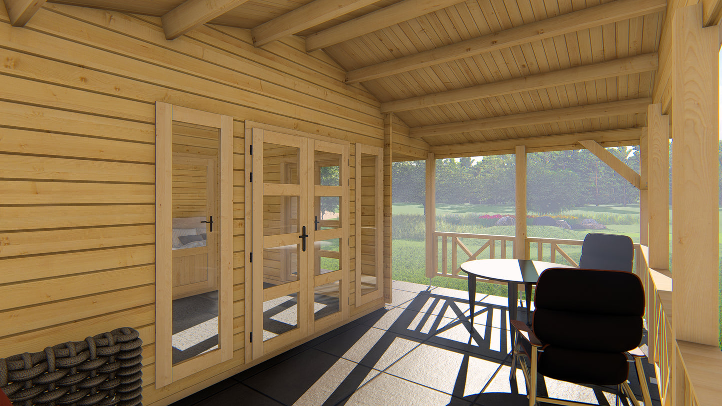 Stargazer’s Seat Wooden Garden House