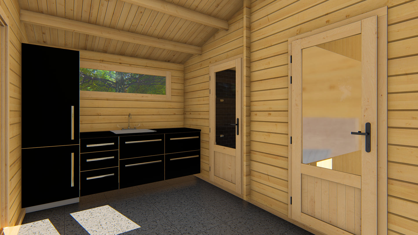 Stargazer’s Seat Wooden Garden House