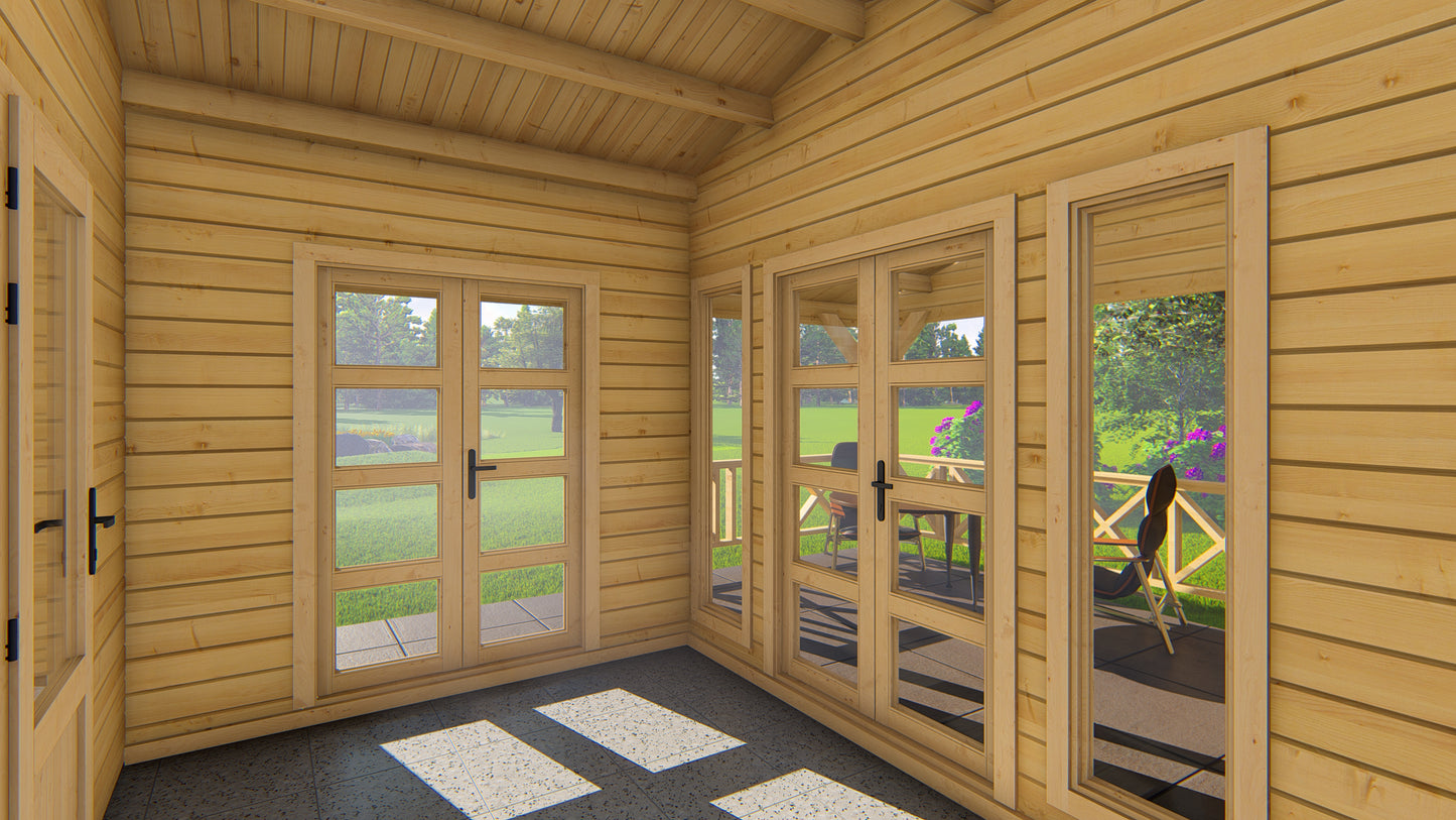 Stargazer’s Seat Wooden Garden House