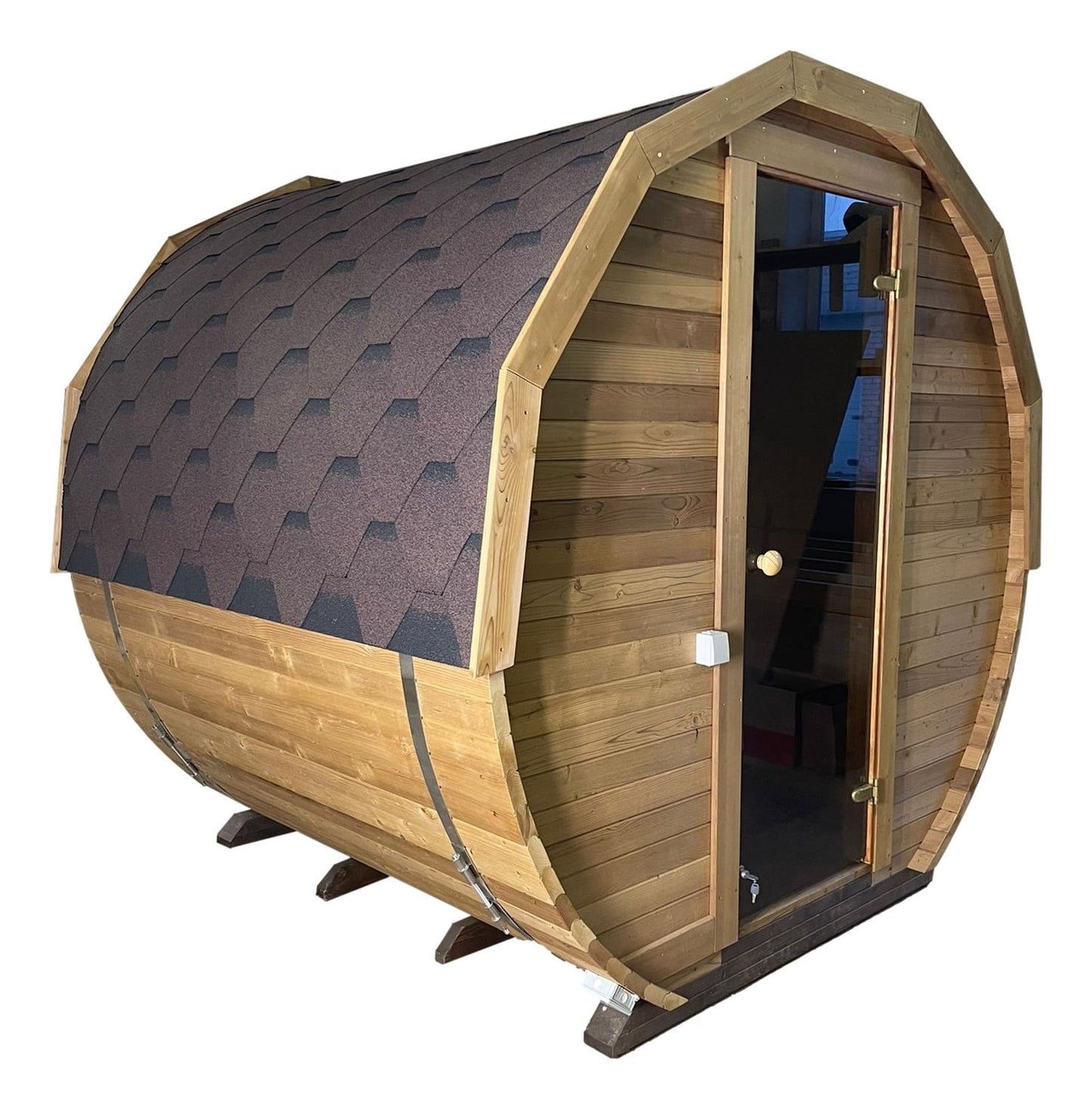 Heartwood Haven Thermo-Wood Barrel Sauna