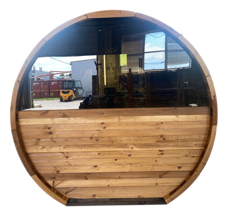 Heartwood Haven Thermo-Wood Barrel Sauna