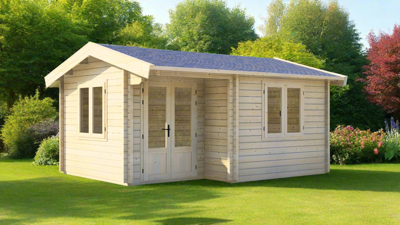 Rustic Reverie Wooden Garden House