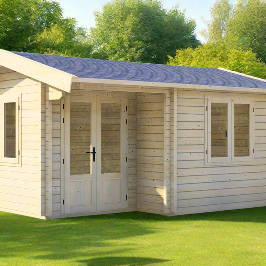 Rustic Reverie Wooden Garden House