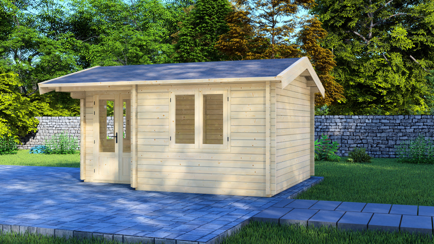 Rustic Reverie Wooden Garden House