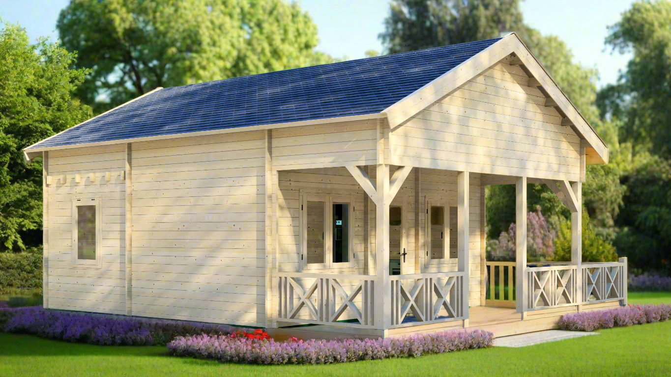 Twilight Terrace Wooden Garden House