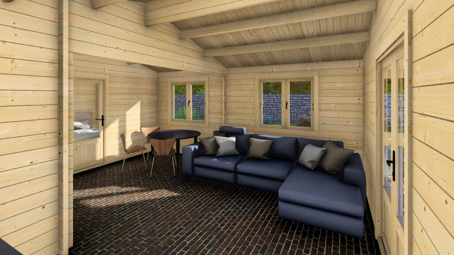 Harmony Hut Wooden Garden House