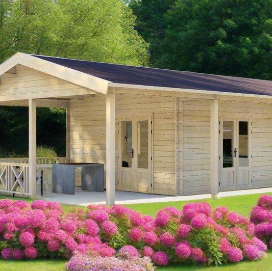 Glow Grotto Wooden Garden House