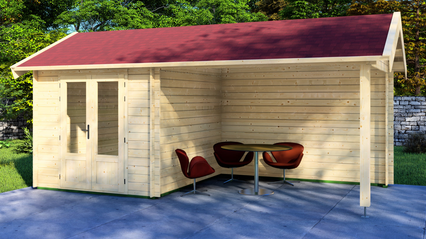 Sparrow Shelter Wooden Garden House