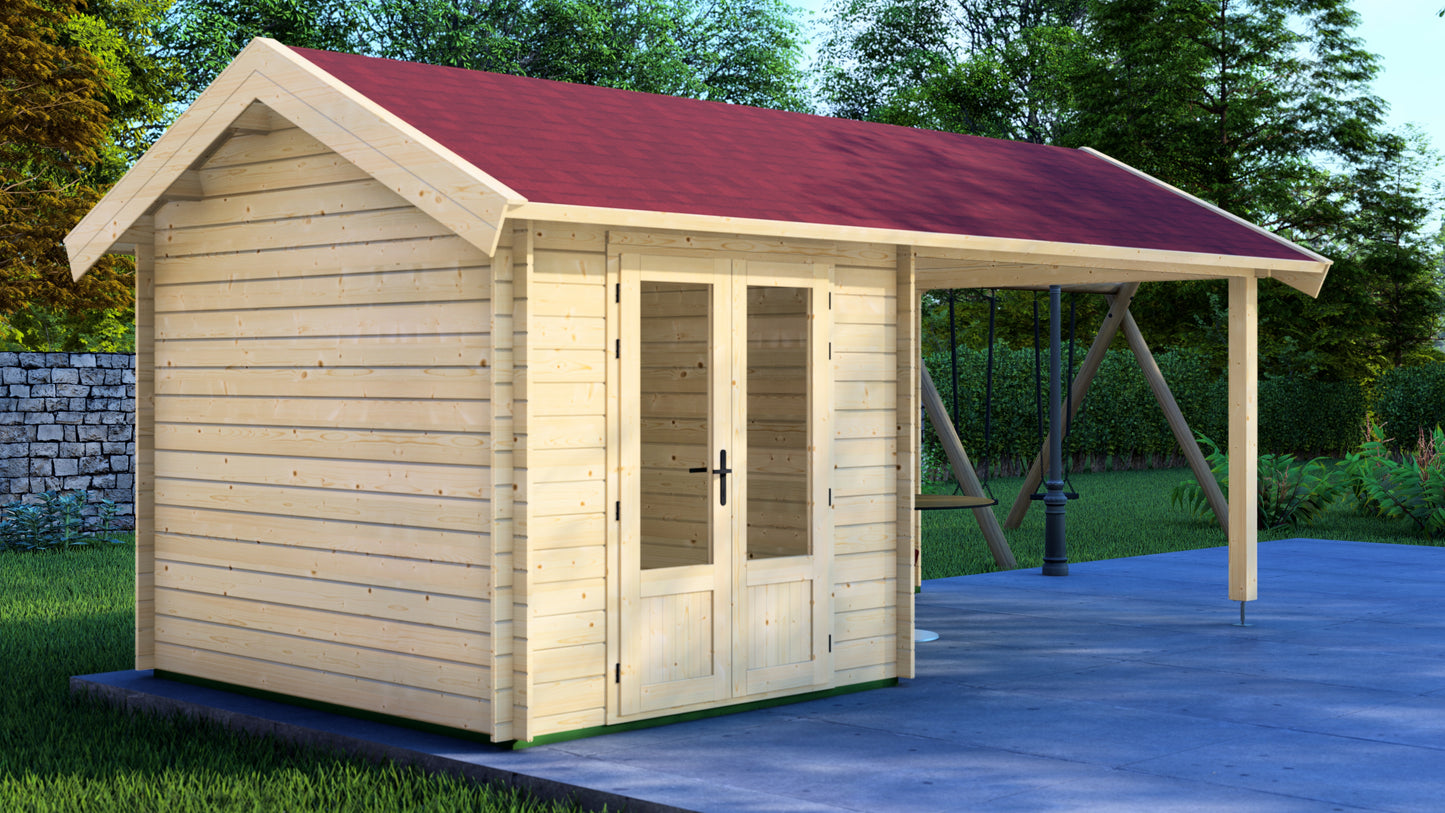 Sparrow Shelter Wooden Garden House