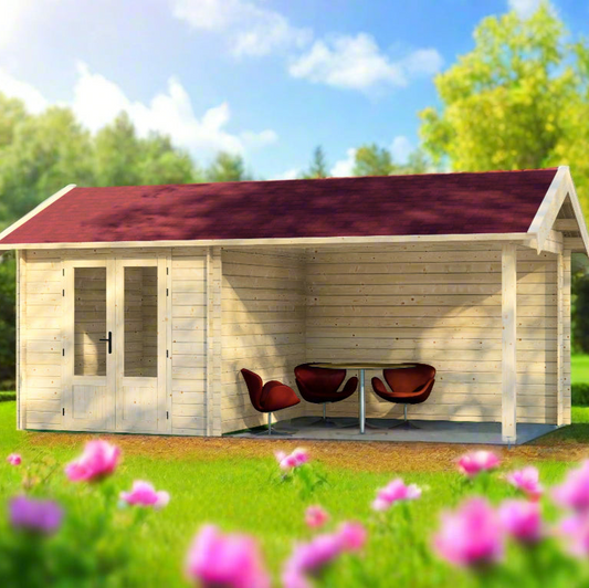 Sparrow Shelter Wooden Garden House