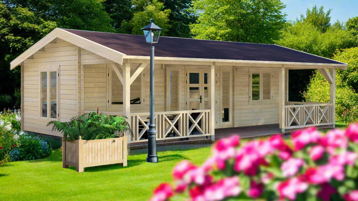Vine Villa Wooden Garden House