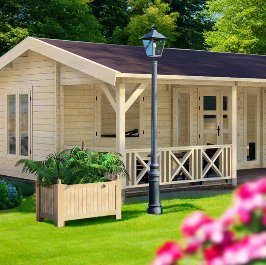 Vine Villa Wooden Garden House