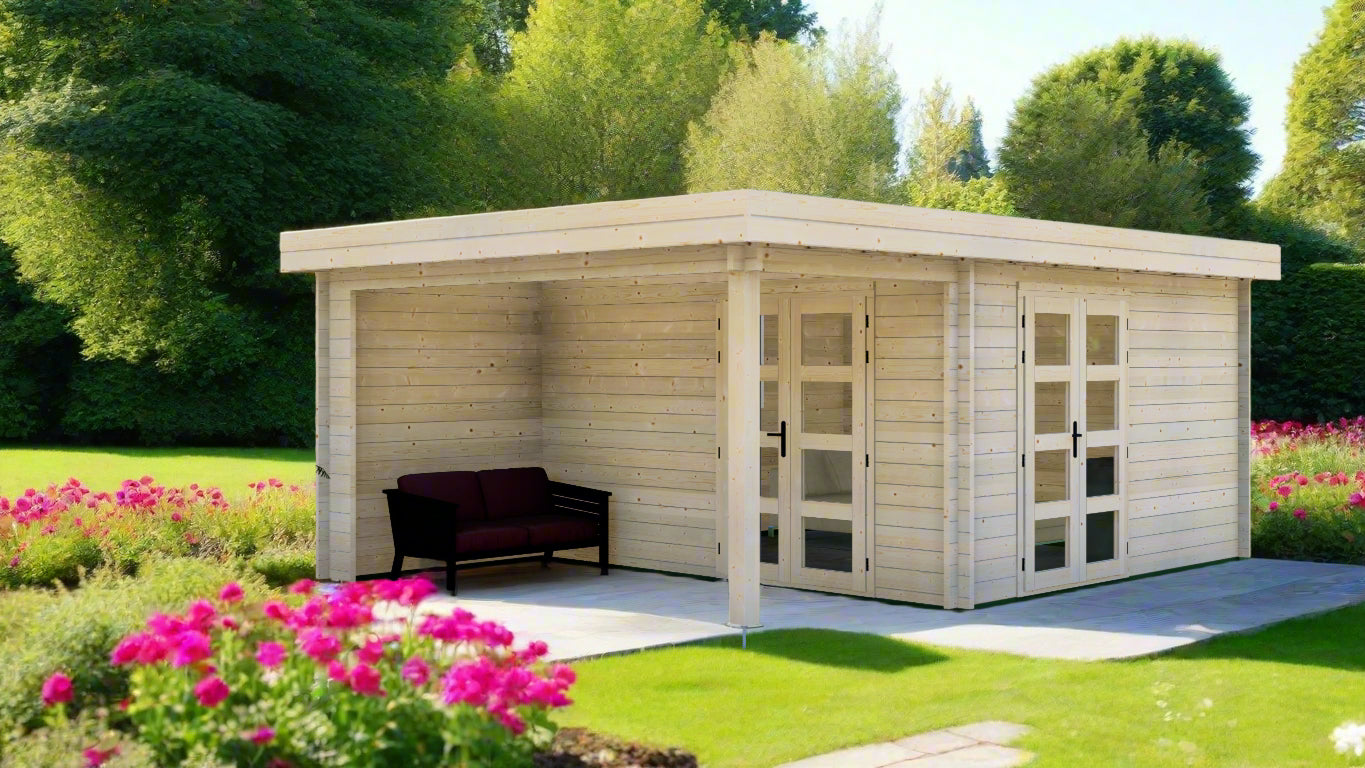 Pebble Palace Wooden Garden House