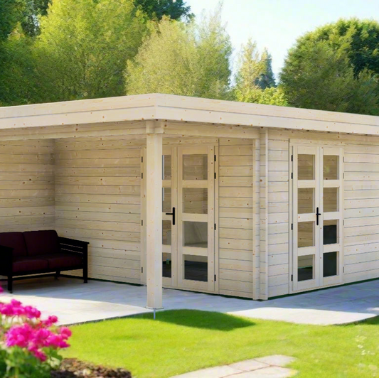 Pebble Palace Wooden Garden House