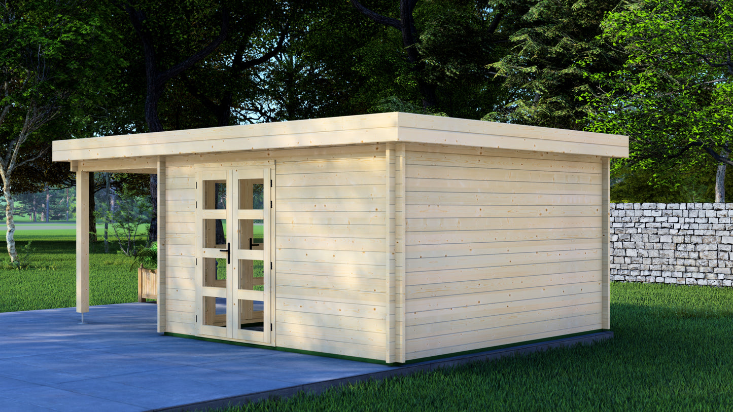 Pebble Palace Wooden Garden House