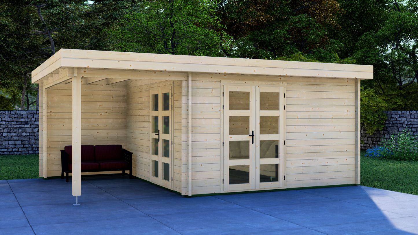 Pebble Palace Wooden Garden House