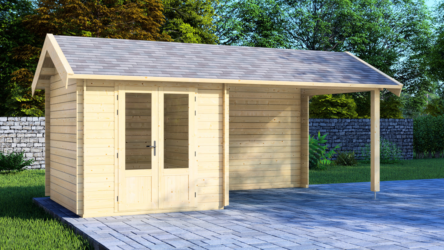Sparrow Shelter Wooden Garden House