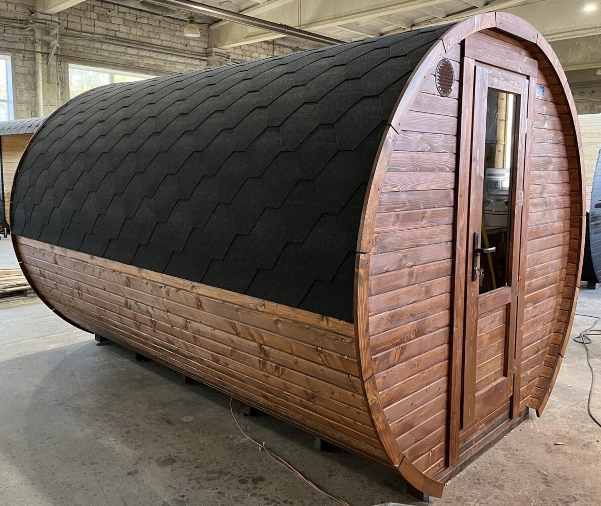 Quiet Delight 3M Barrel Sauna
