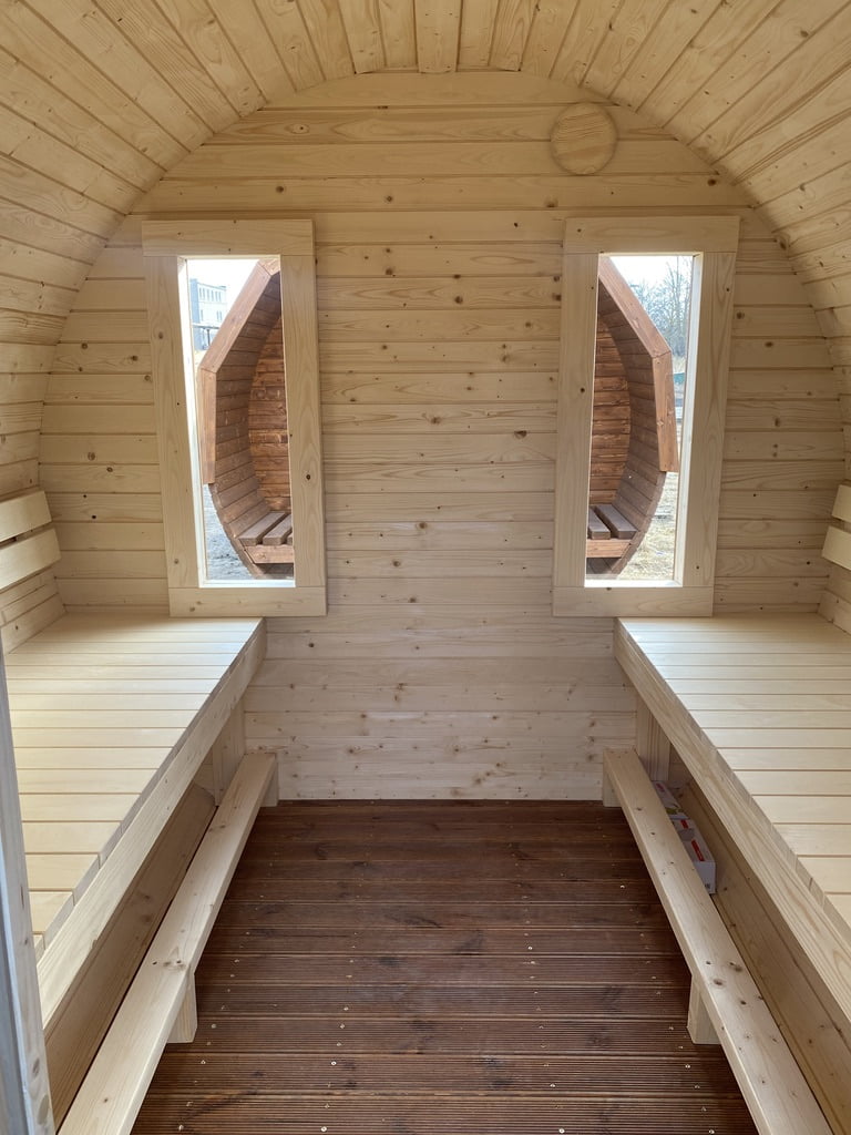 Quiet Delight 3M Barrel Sauna