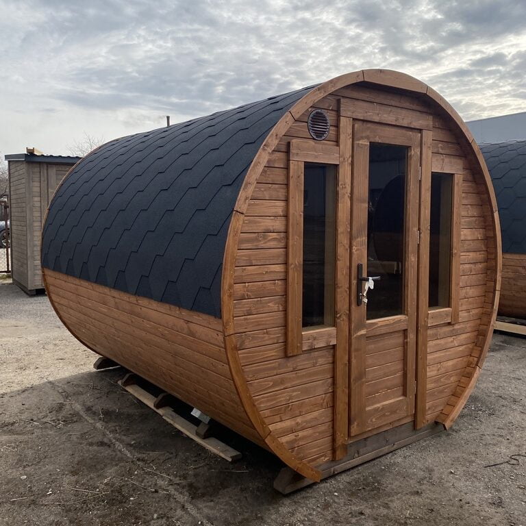 Quiet Delight Barrel Sauna