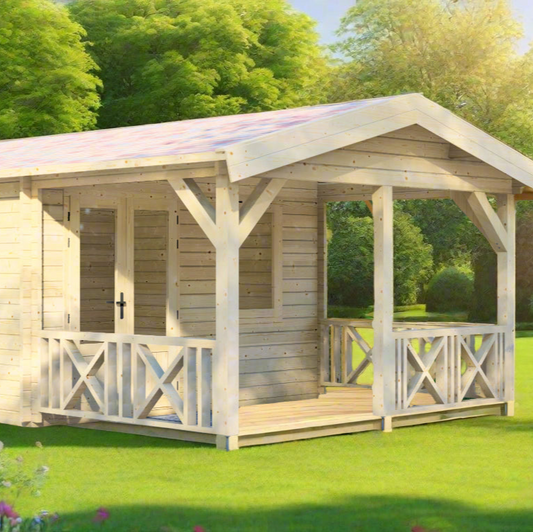 Vintage Vault Wooden Garden House