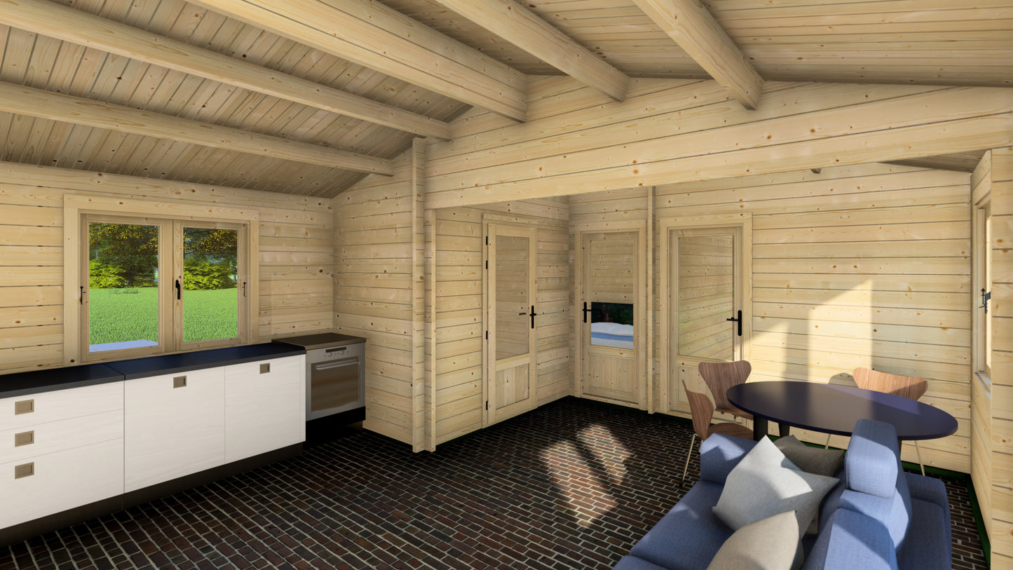 Harmony Hut Wooden Garden House