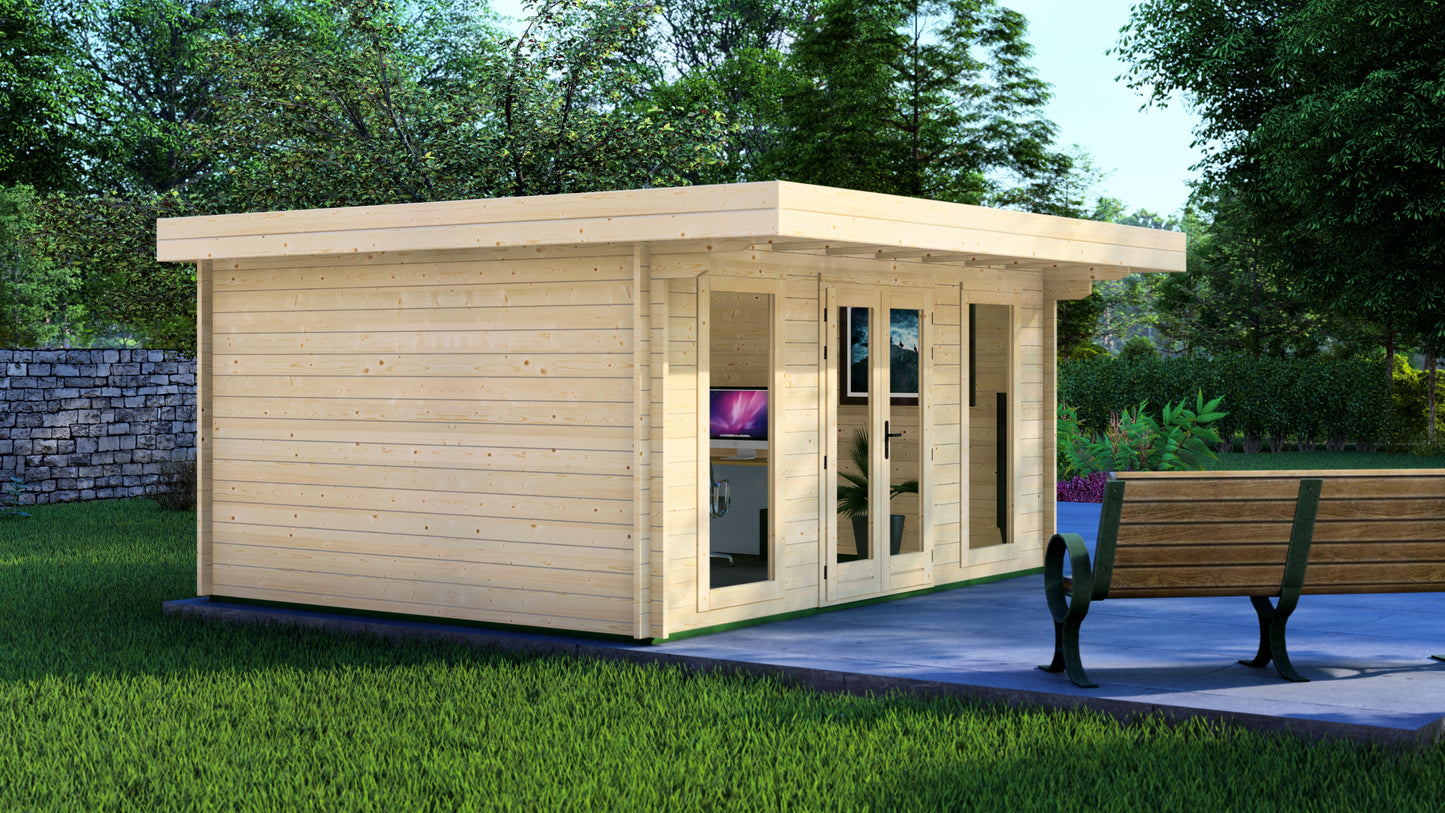 Bloom Bunker Wooden Garden House