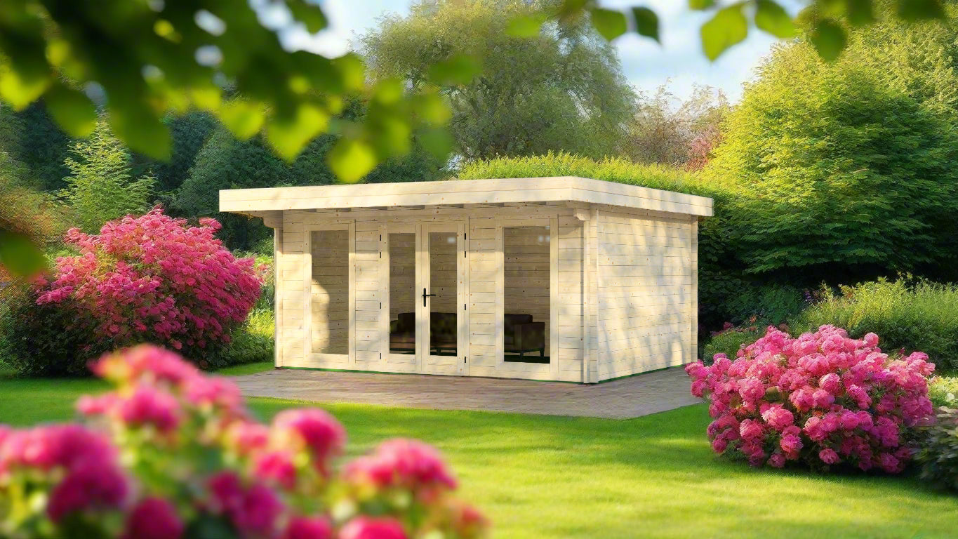 Bloom Bunker Wooden Garden House