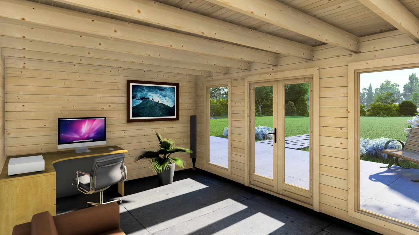 Bloom Bunker Wooden Garden House