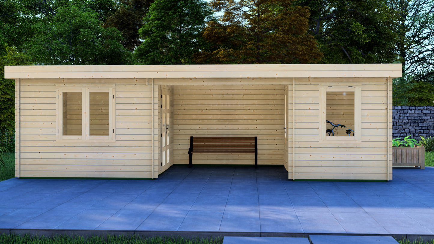 Solace Studio Wooden Garden House