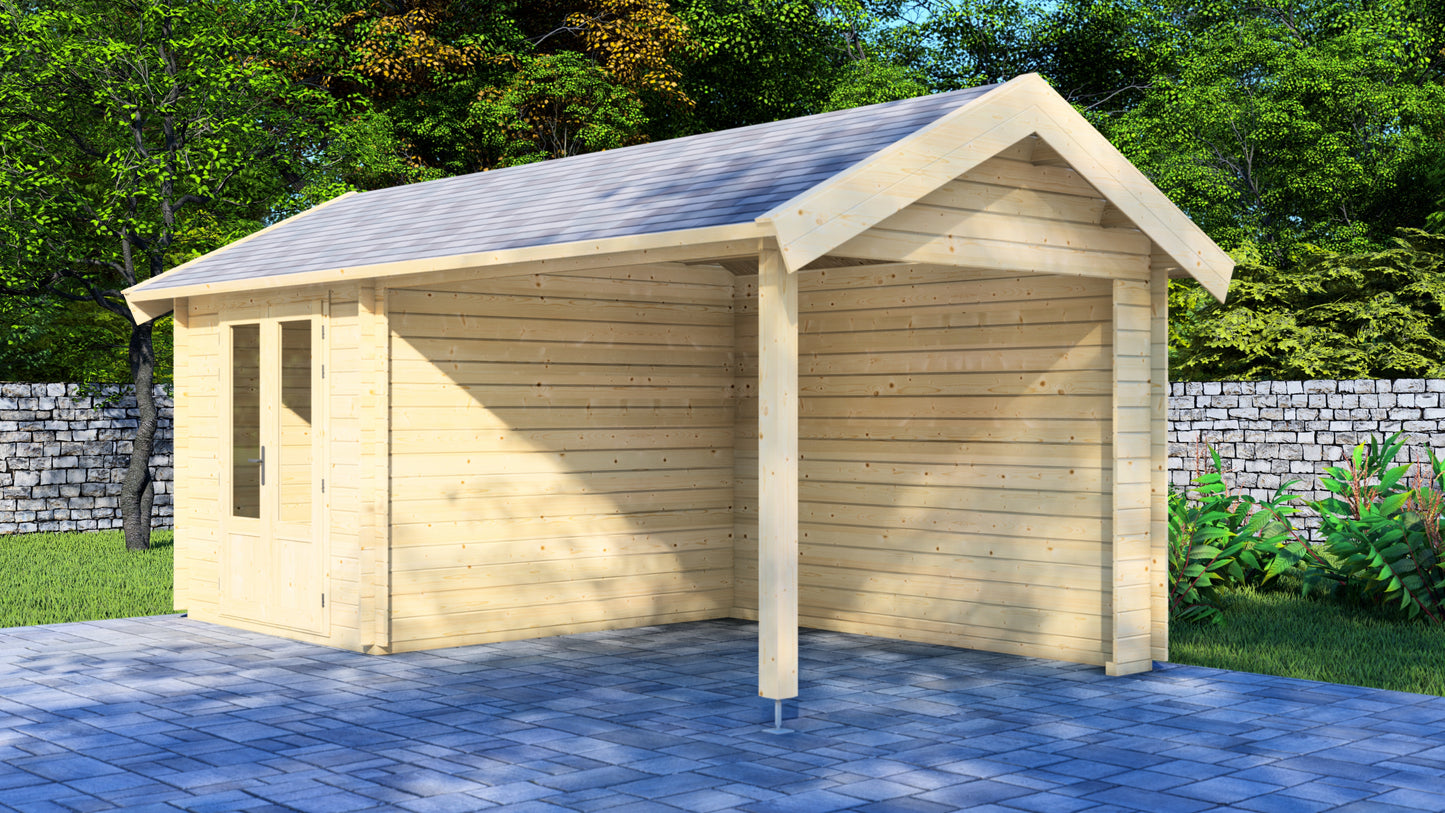 Sparrow Shelter Wooden Garden House