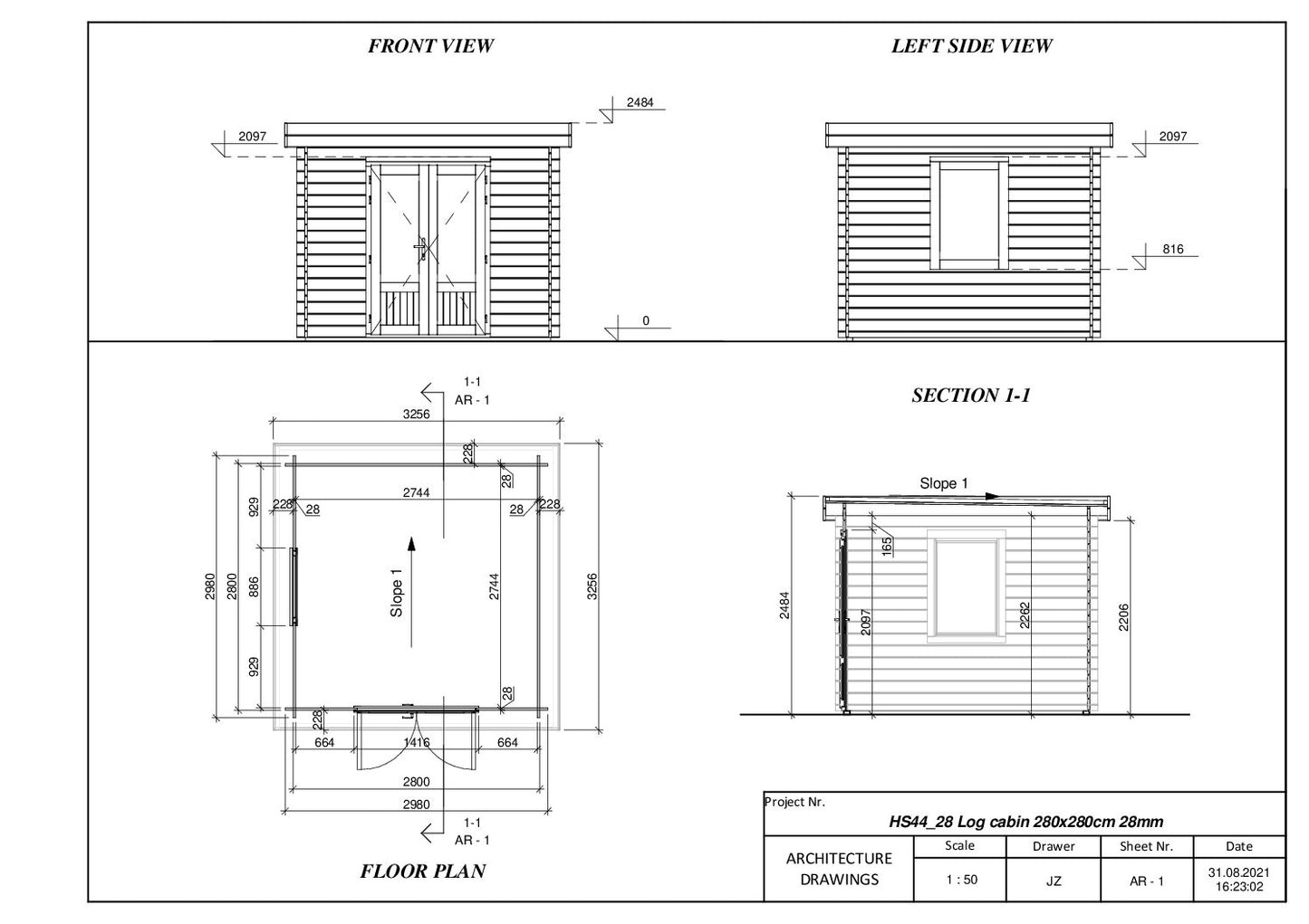 Tea Leaf Refuge Wooden Garden House